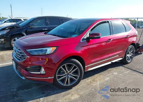 2019 Ford Edge Titanium from USA, damaged, VIN 2FMPK3K9XKBB59708